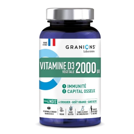 Complément alimentaire Vitamine D3 GRANIONS