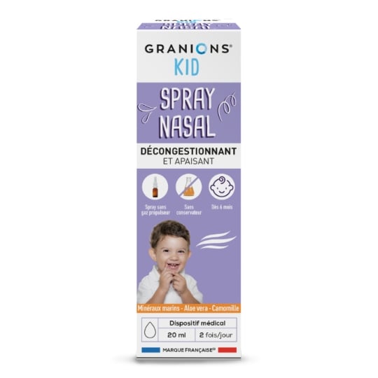 Spray Décongestionnant Apaisant Enfants A partir de 3 ans GRANIONS