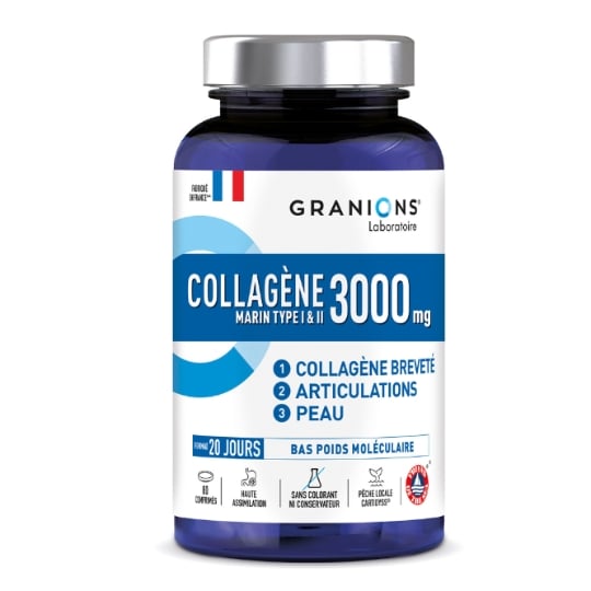 Complément alimentaire Collagène Articulations et Peau GRANIONS
