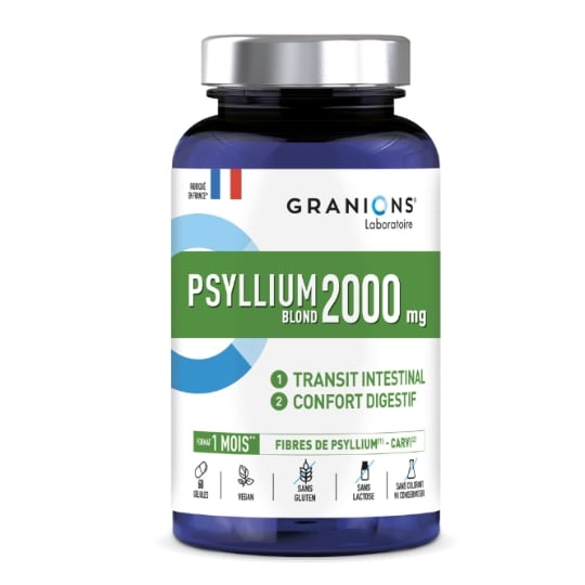 Complément alimentaire Transit Intestinal Confort Digestif Psyllium 1000mg GRANIONS