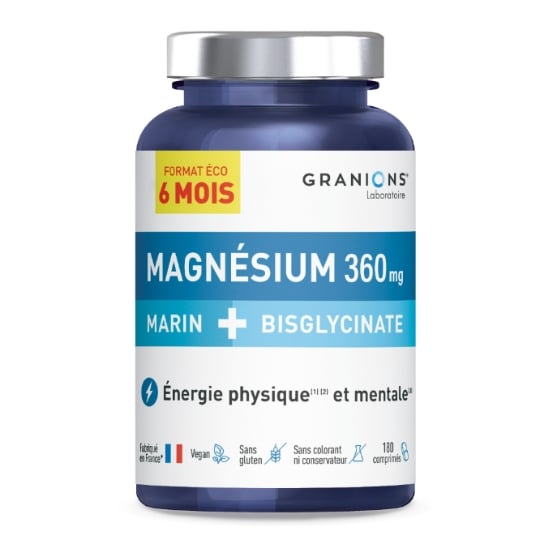 Complément alimentaire Energie Physique et Mentale Anti-Fatigue GRANIONS