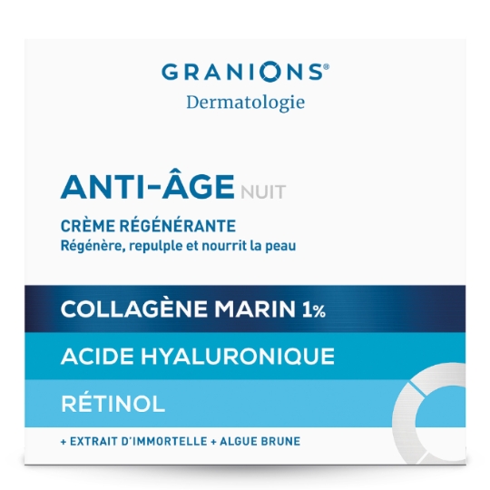 Crème Nuit Regénérante Anti-Âge GRANIONS