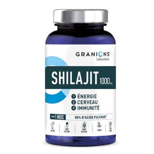 Complément Alimentaire Shilajit 1000mg GRANIONS