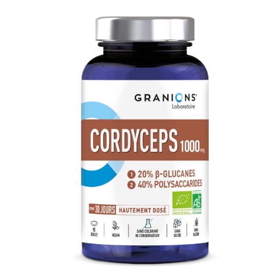 Complément Alimentaire Cordyceps 1000mg GRANIONS