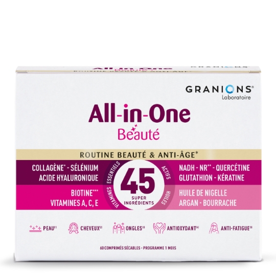 Complément Alimentaire Routine Beauté & Anti-Âge GRANIONS ALL IN ONE