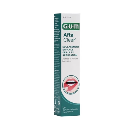 Gel buccal Aftaclear Soulage les Aphtes et Petites Lésions Buccales GUM