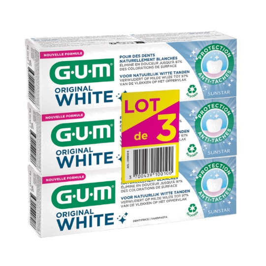 Dentifrice Original White Protection Anti-Tâches GUM
