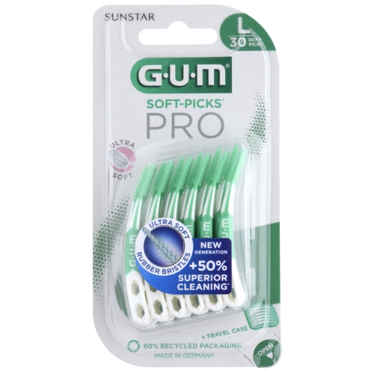 Brossette interdentaire Soft-Picks Pro Caoutchouc Taille L GUM