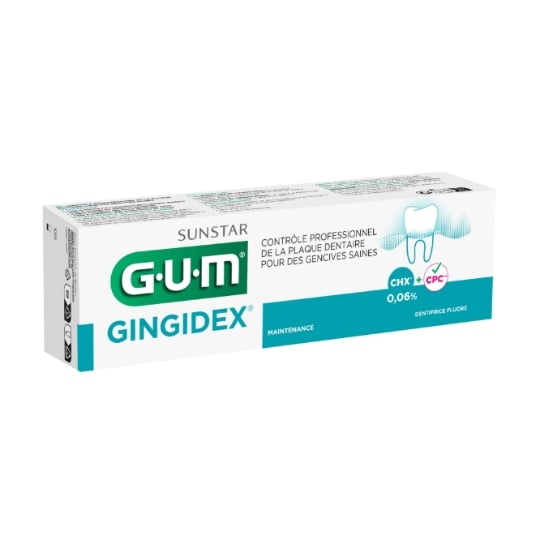 Dentifrice Gencives Sensibles Anti-plaque Gingidex GUM
