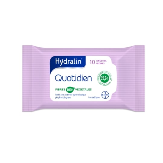 Lingettes intime Protection Quotidienne au Lotus HYDRALIN