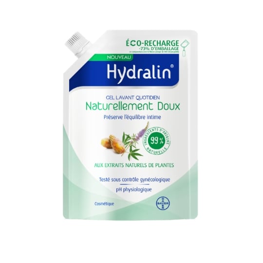 Gel intime Lavant Recharge Doux aux Extraits Naturels de Plantes HYDRALIN