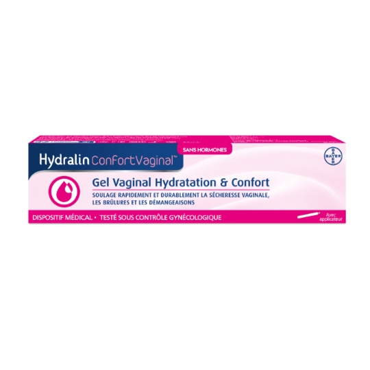 Gel Vaginal Hydratation et Confort Sans Hormones Avec Applicateur HYDRALIN