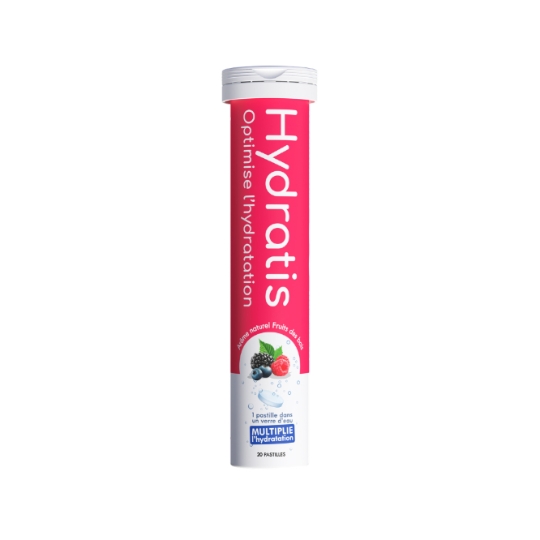 Pastilles d'Hydratation Effervescentes Fruits des bois HYDRATIS