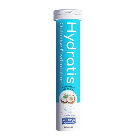 Pastilles d'Hydratation Effervescentes Noix de coco HYDRATIS