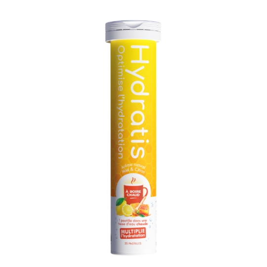 Pastilles d'Hydratation Effervescentes Miel Citron HYDRATIS
