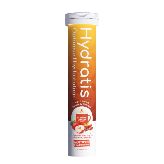 Pastilles d'Hydratation Effervescentes Pomme Cannelle HYDRATIS