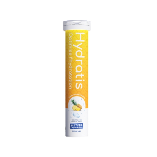 Pastilles d'Hydratation Effervescentes Ananas HYDRATIS