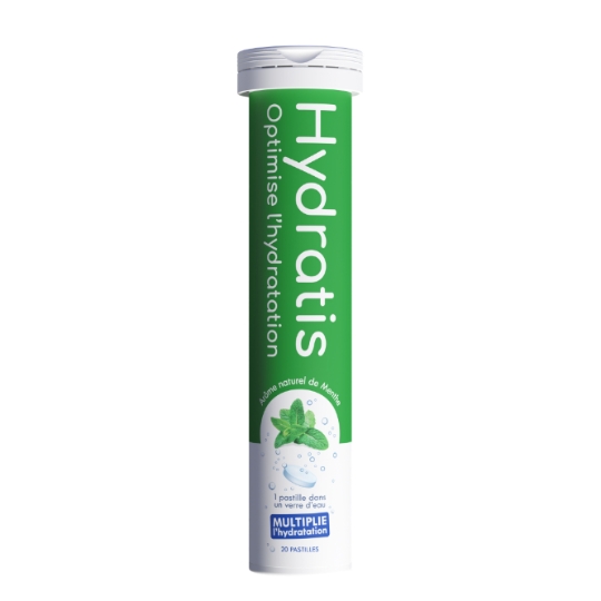 Pastilles d'Hydratation Effervescentes Menthe HYDRATIS