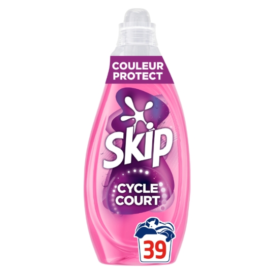 Lessive Liquide Mon Cycle Court Parfait Couleur Protect SKIP