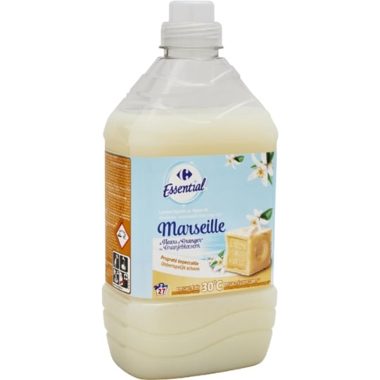 Lessive Liquide Savon de Marseille Fleurs d'Oranger CARREFOUR ESSENTIAL