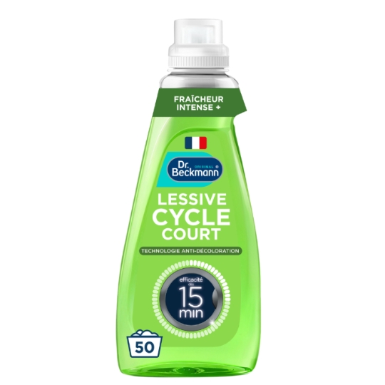 Lessive Liquide Anti-décoloration Fraîcheur Intense Cycle Court DR BECKMANN