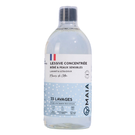 Lessive Concentrée Bébé & Peaux Sensibles Fleurs de Coton MAIA