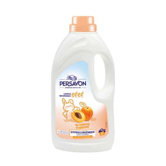 Lessive liquide Bébé Au Lait D'abricot Bio PERSAVON