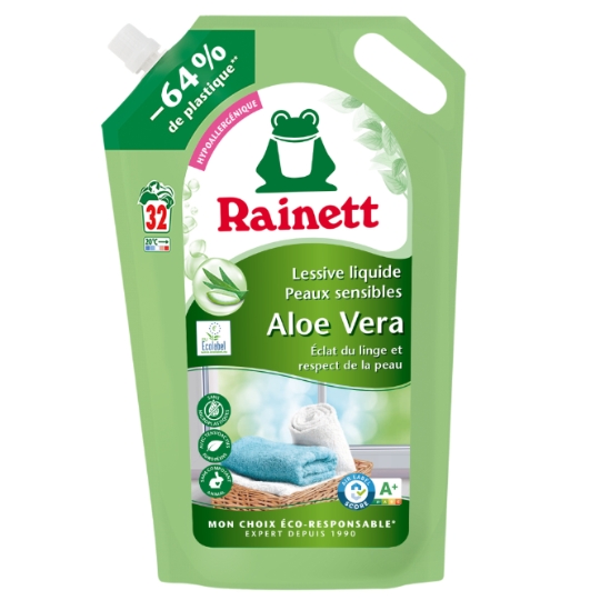 Lessive liquide Peaux sensibles Aloe vera RAINETT