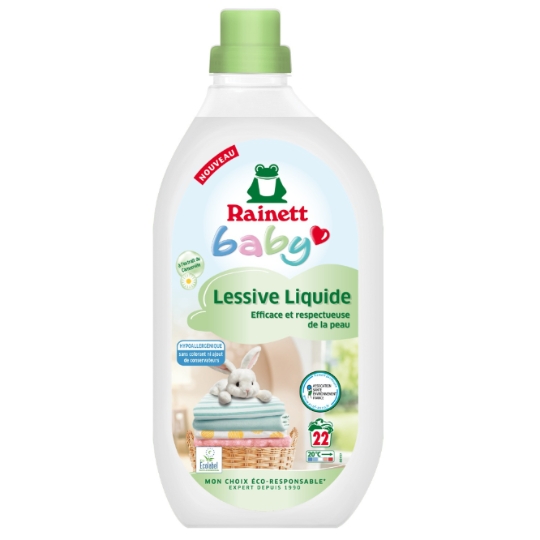 Lessive Liquide Bébé Hypoallergénique Camomille RAINETT