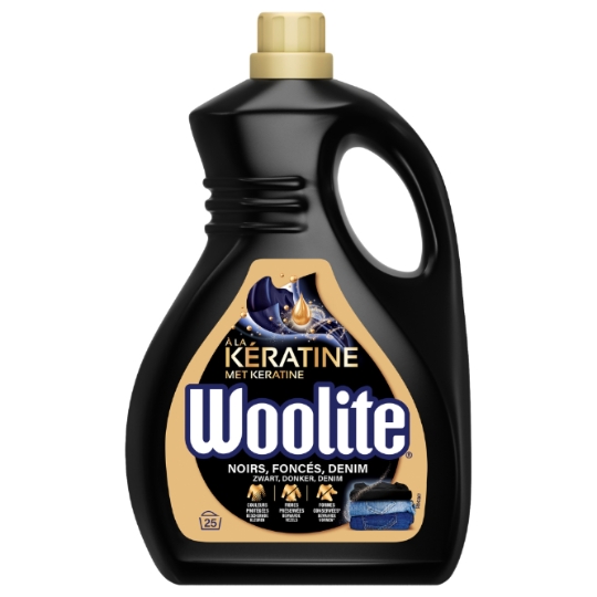 Lessive Liquide Noirs Foncés Denim à la Keratine WOOLITE
