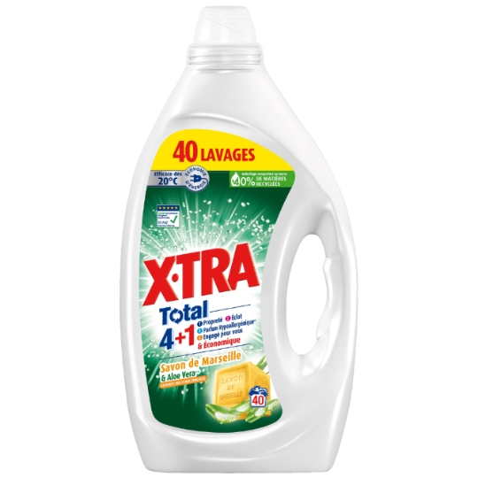 Lessive Liquide Au Savon de Marseille & Aloe vera X-TRA