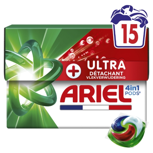 Lessive Capsules 4in1 Pods +Ultra Détachant ARIEL