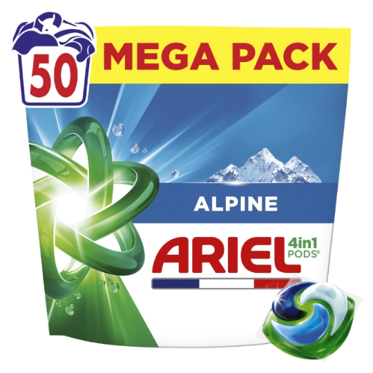 Lessive Capsules 4en1 Pods Alpine ARIEL