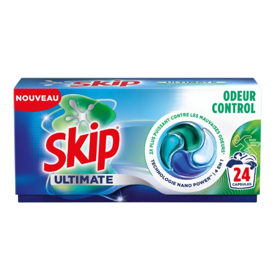 Lessive Capsules Odeur Contrôle Ultimate SKIP