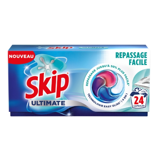 Lessive Capsules Repassage Facile Ultimate SKIP