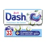 Lessive Capsules 2en1 Fraîcheur de Coton DASH