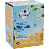Capsules de lessive pour machine à laver - dosage soluble pour linge Tablettes Savon de Marseille Fleurs d'Oranger CARREFOUR ESSENTIAL
