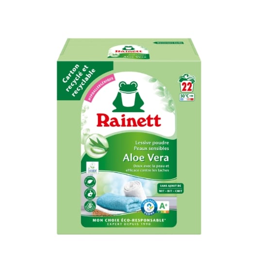 Lessive en poudre  Aloe Vera  RAINETT