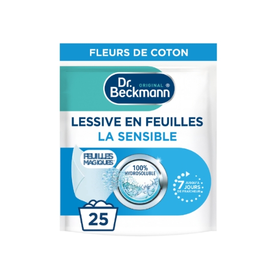 Lessive en feuille Peaux sensibles DR BECKMANN