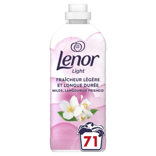 Adoucissant Concentré Fraîcheur Légère et Longue Durée Fleur de Jasmin Light LENOR