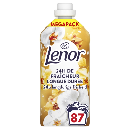 Adoucissant Concentré 24h Fraîcheur Longue Durée Ambre & Orchidée LENOR