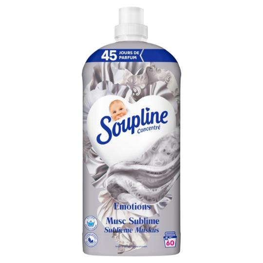 Adoucissant Concentré Emotions Musc Sublime 60 Lavages SOUPLINE