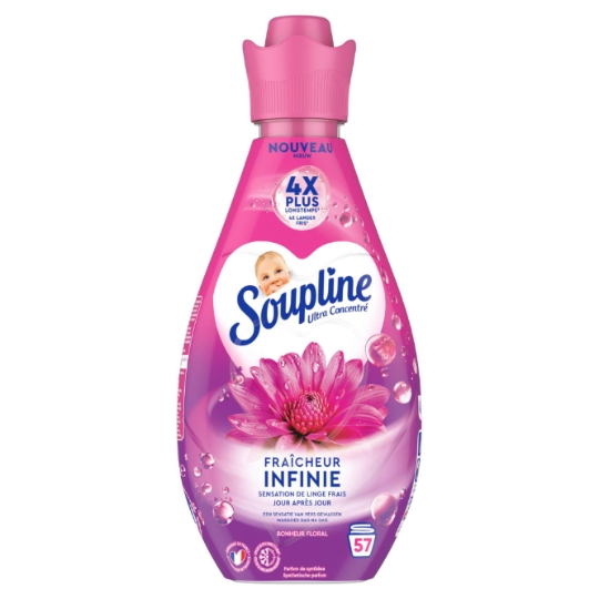 Adoucissant Ultra Concentré Bonheur Floral Fraîcheur Infinie SOUPLINE