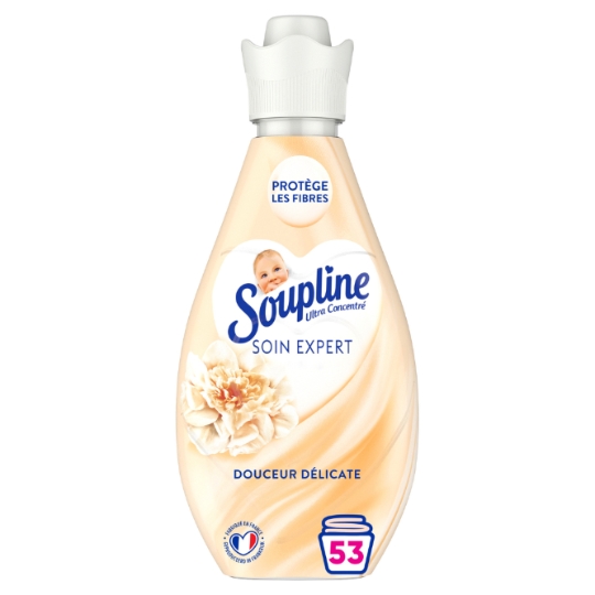 Adoucissant Ultra Concentré Douceur Délicate Fraîcheur Pure Soin Expert SOUPLINE