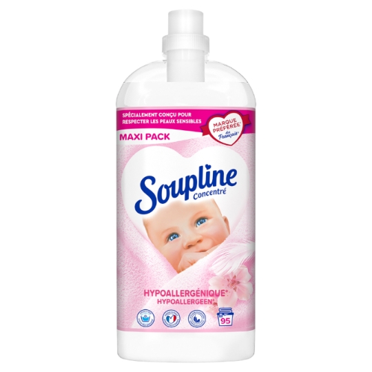 Adoucissant Concentré Hypoallergénique pour Peaux Sensibles SOUPLINE