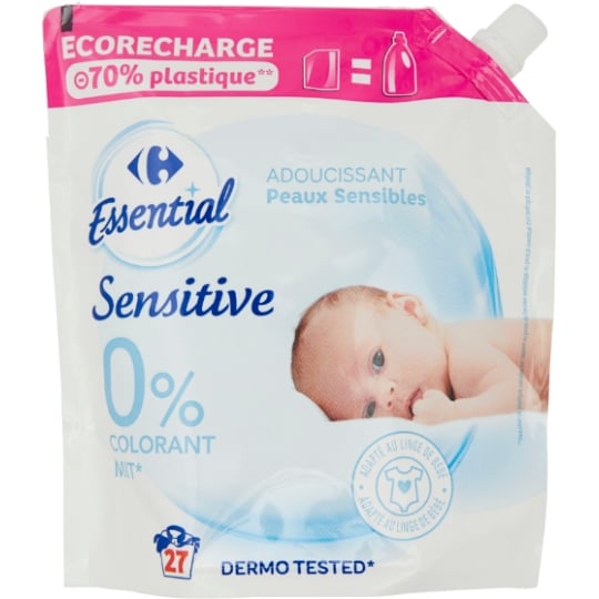 Adoucissant Concentré Sensitive CARREFOUR ESSENTIAL