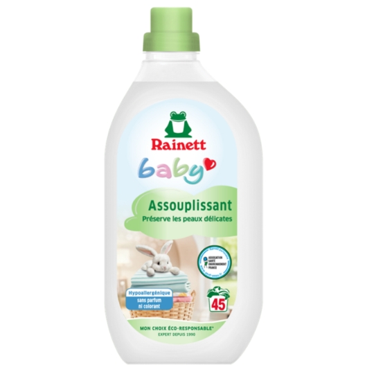 Adoucissant Bébé Hypoallergénique Sans Parfum Ni Colorant RAINETT