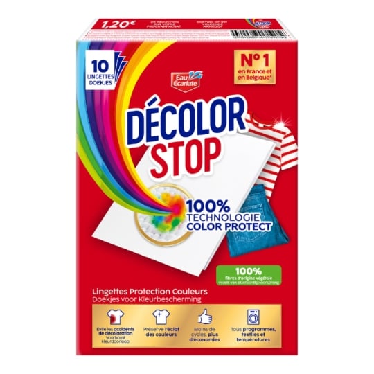 Lingettes Décoloration Protection Couleurs DECOLOR STOP