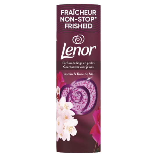 Parfum de linge en Perles Jasmin et Rose de Mai Fraîcheur Non-Stop LENOR