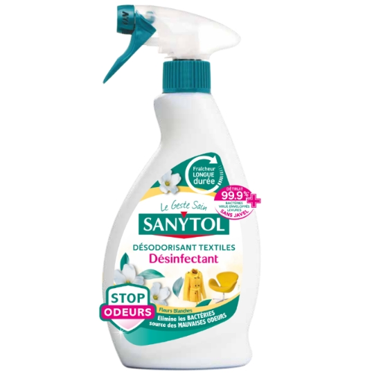 Désodorisant désinfectant spécial textiles SANYTOL